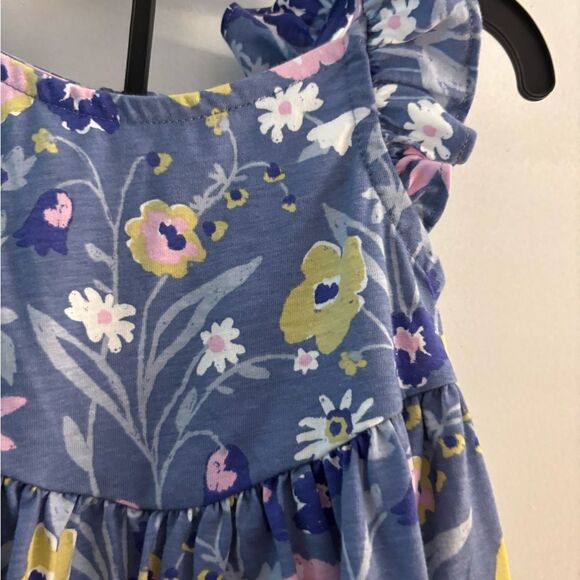 Carter's Floral Blue Dress W/ Bloomers Sz 24 Months - Picture 2 of 5